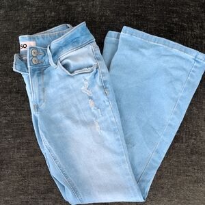 SO Light Blue Flare Jeans